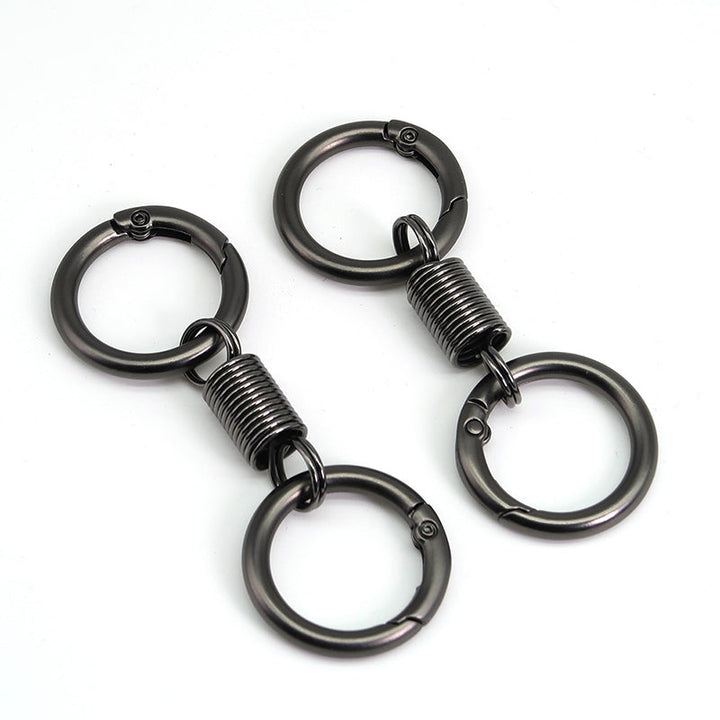 Lisslune | Nordic Retro Spring Double Ring Keychain
