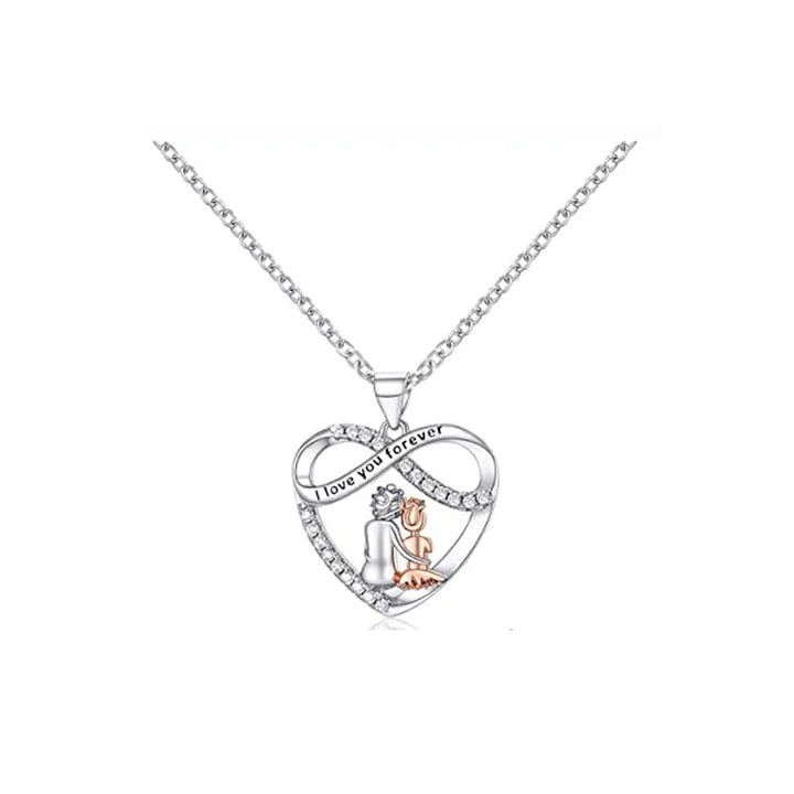 Lisslune | Love You Forever Heart Necklace