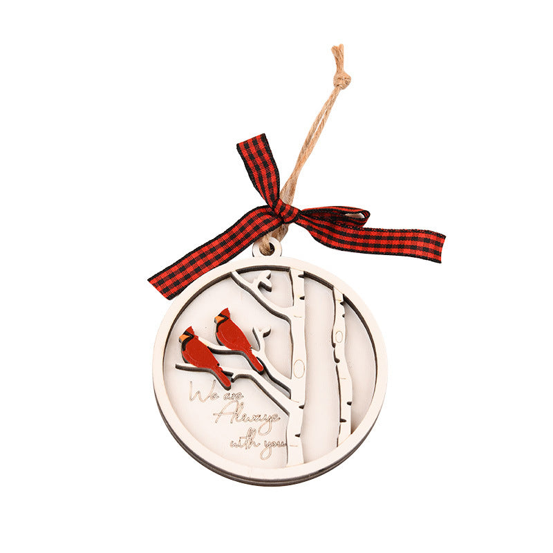 Lisslune | Handmade Memorial Ornament with Cardinals