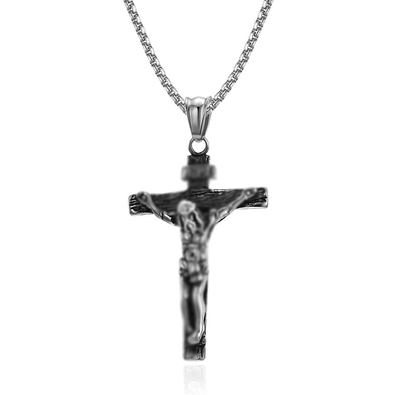 Lisslune | Titanium Steel Cross Pendant Necklace