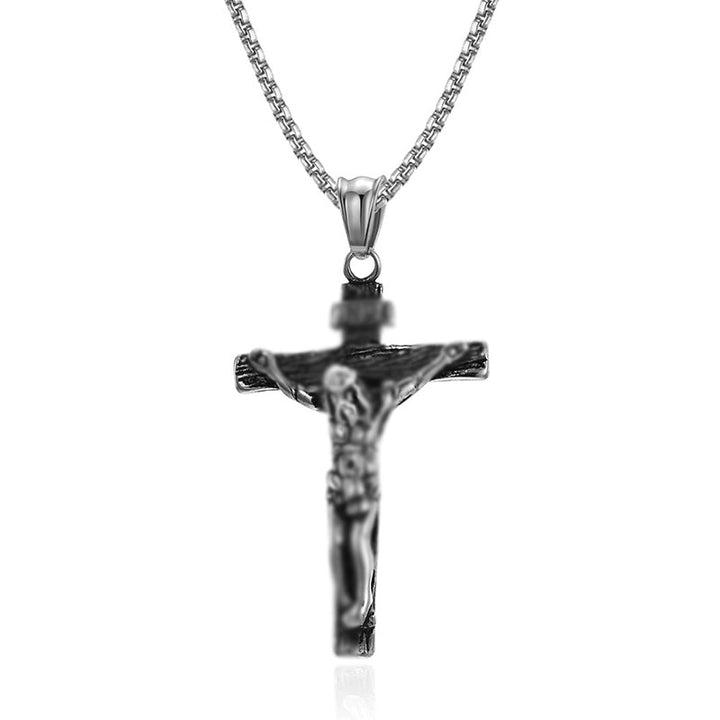 Lisslune | Titanium Steel Cross Pendant Necklace