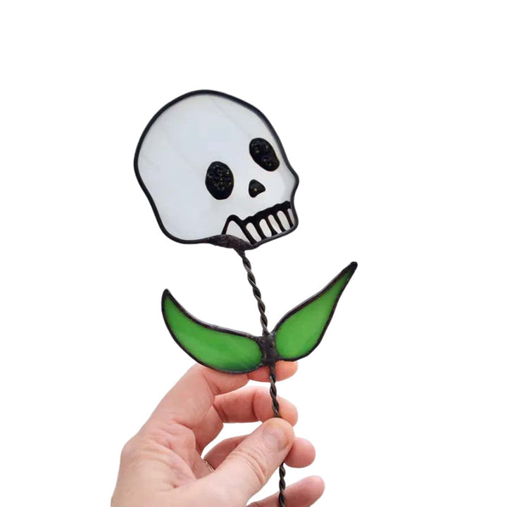 Lisslune | Early Halloween💀Skull Stained Glass Plant