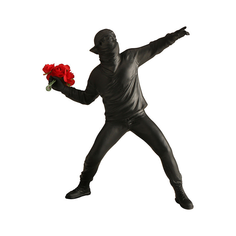 Lisslune | Banksy Flower Rioter Ornament
