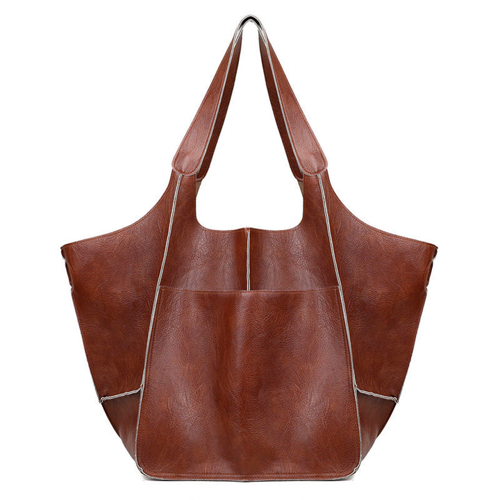 Lisslune | Oversized leather weekend handbags for women