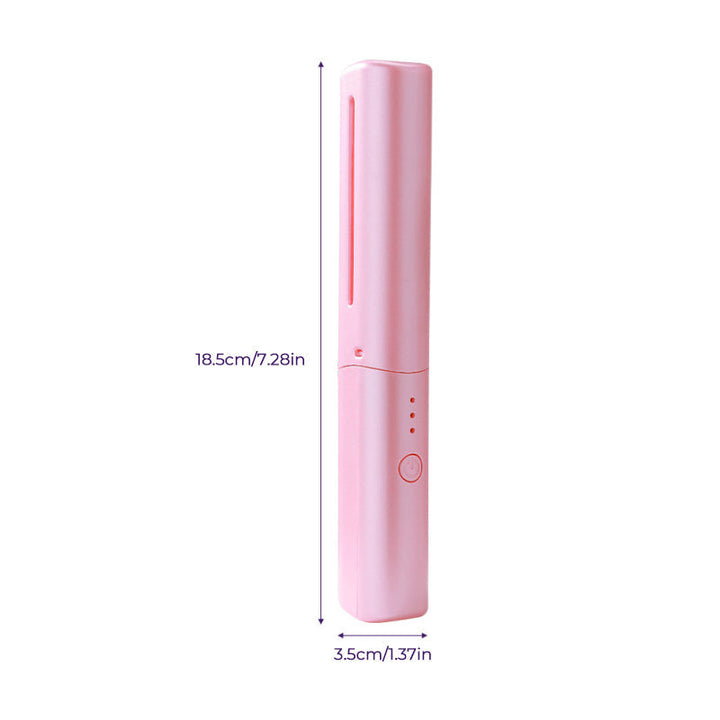 Lisslune | Portable wireless hair straightener for travel