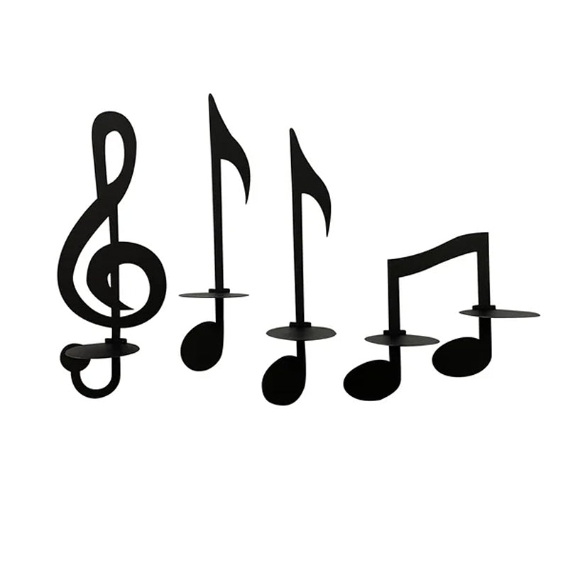 Lisslune | 🎼Black Musical Note Wall Light