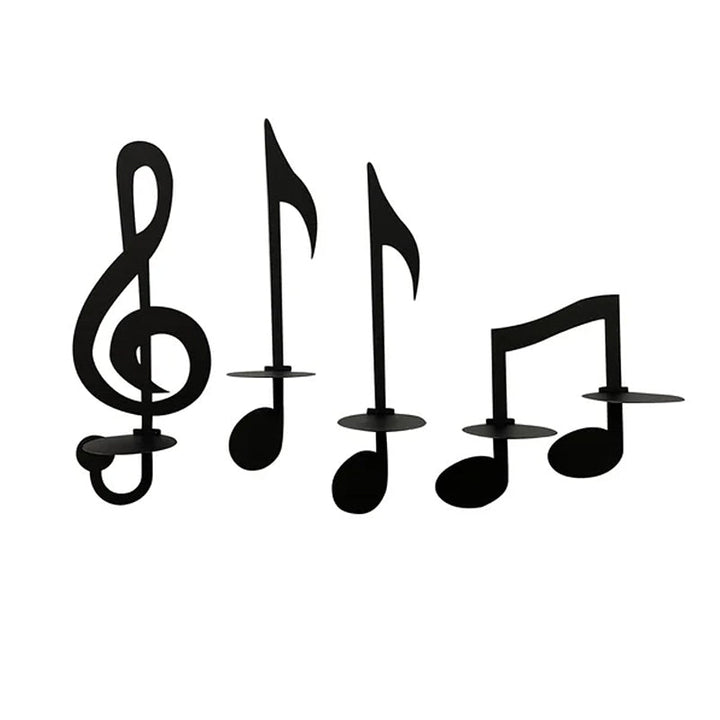 Lisslune | 🎼Black Musical Note Wall Light