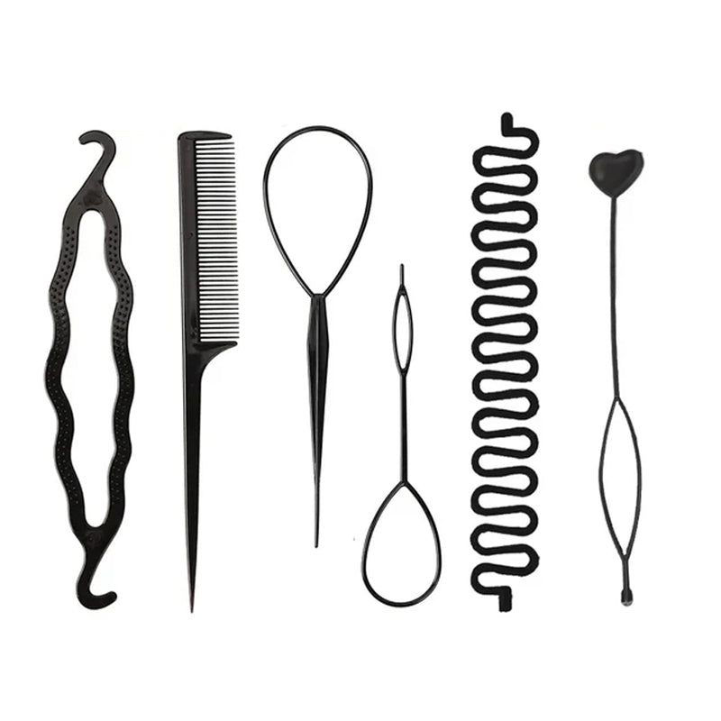 Lisslune | Hair Styling Accessories 6 Piece/Set