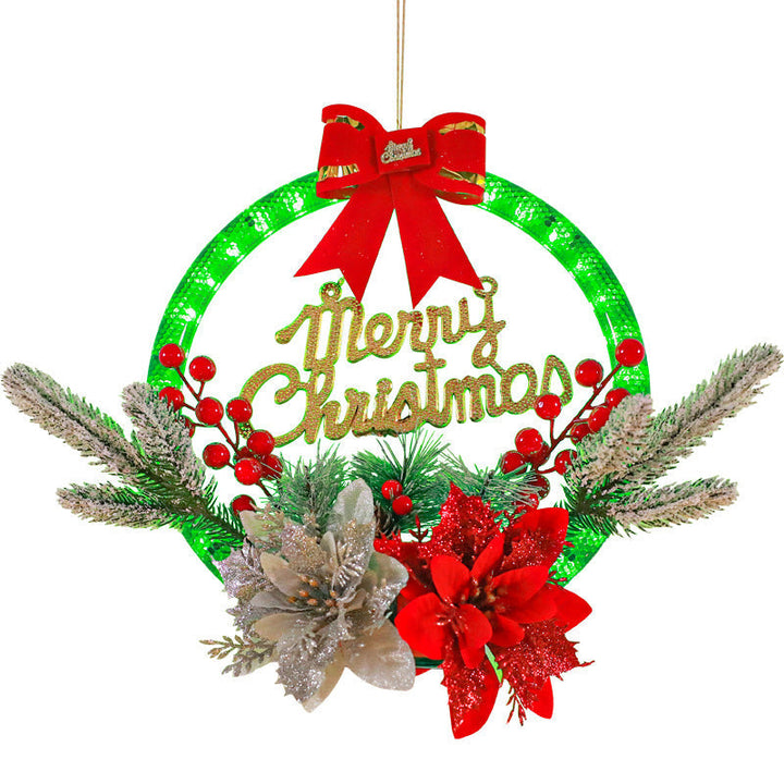 Lisslune | Christmas Wreaths with LED Light