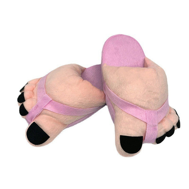 Lisslune | Funny Foot Plush Novelty Slippers