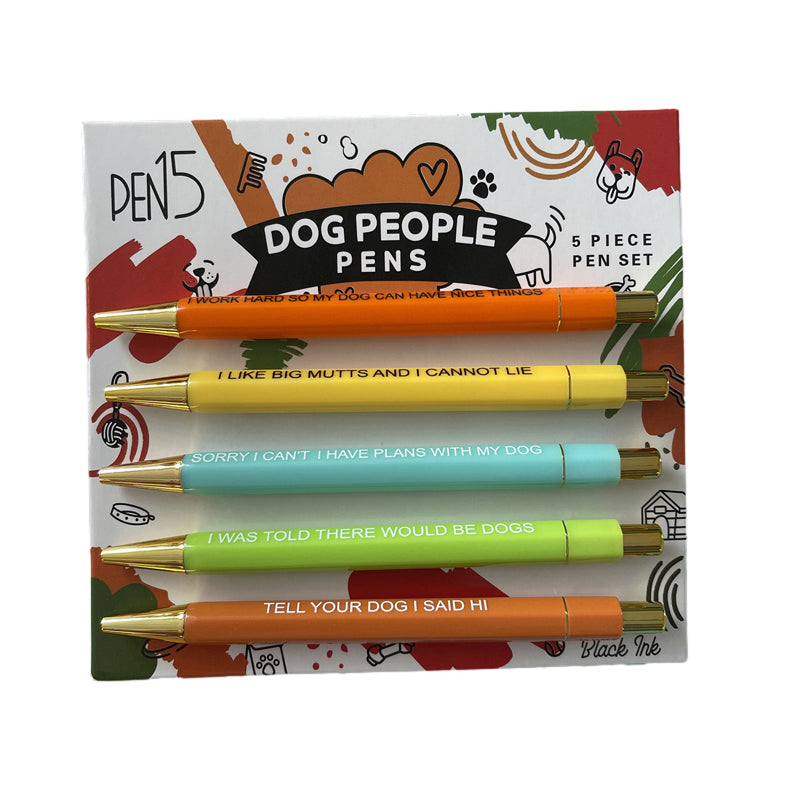 Lisslune | Funny Pens for Pet Owners (5 pieces)