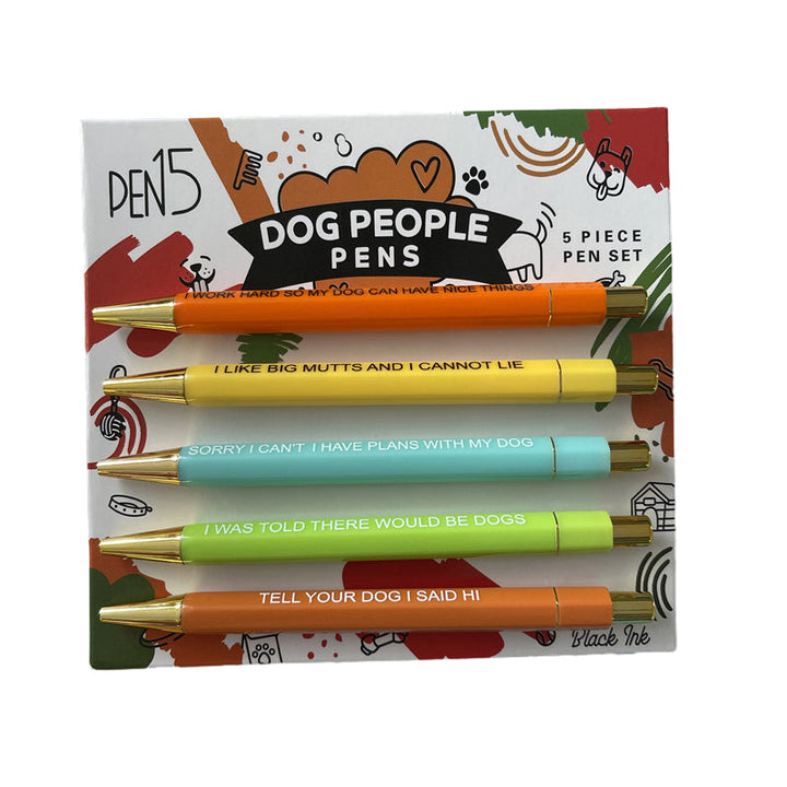 Lisslune | Funny Pens for Pet Owners (5 pieces)