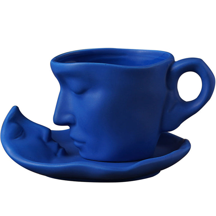 Lisslune | Kyssnades Face ceramic coffee mug