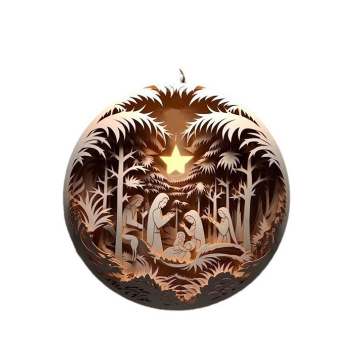 Lisslune | Crib Christmas Ornament