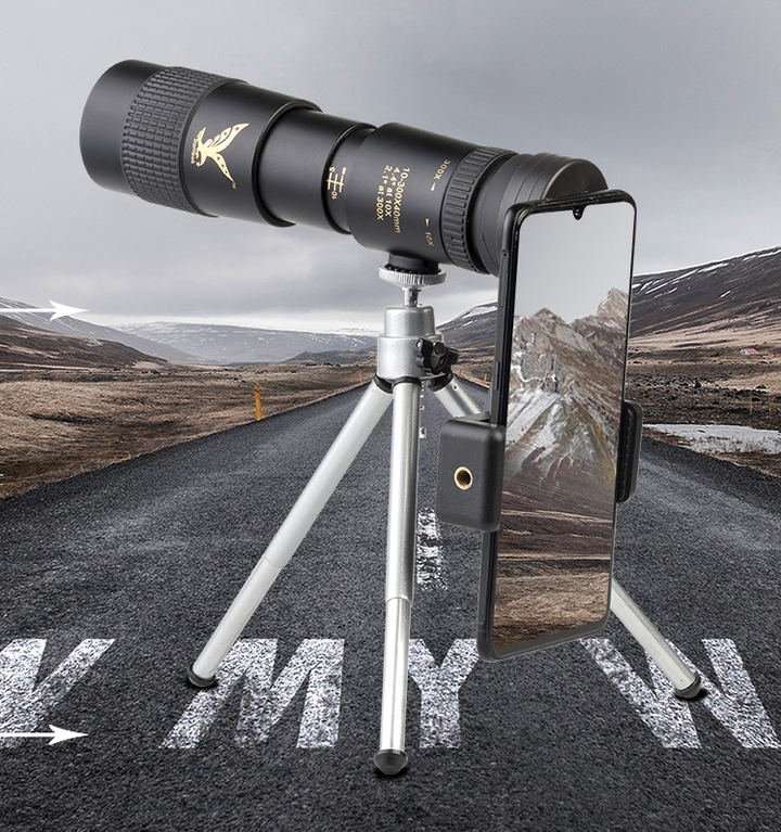 Lisslune | 4K 10-300X40mm Super Telephoto Zoom Monocular Telescope
