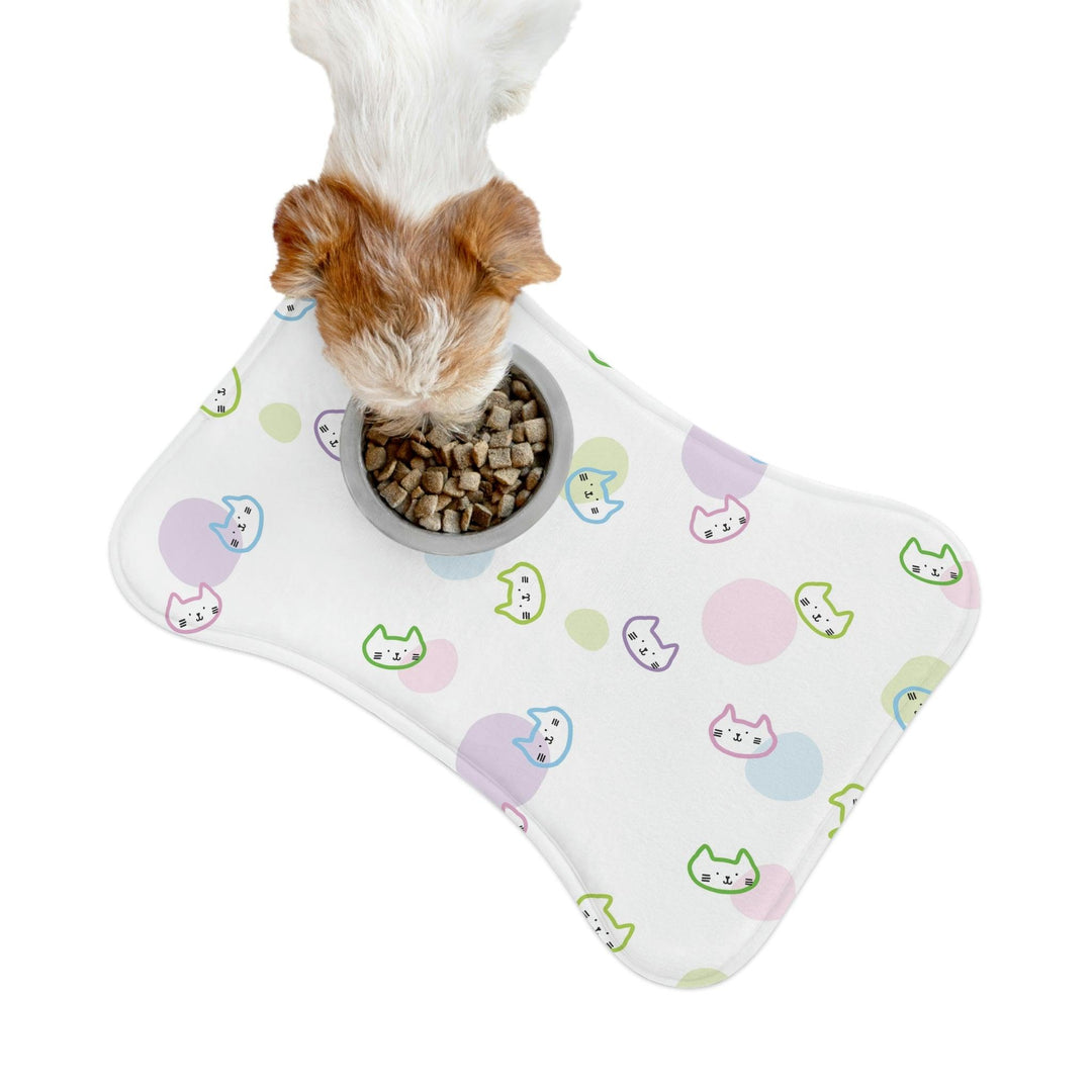 Lisslune | Personalized Feeding Mats for Pets - Charming Bone and Fish Patterns for Stylish Pet Owners