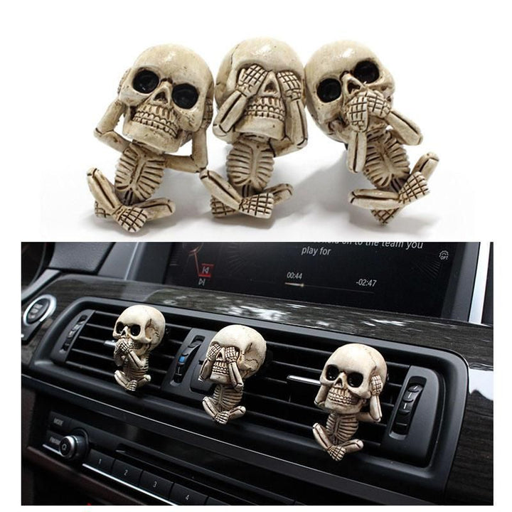 Lisslune | Creative Car Air Purifier Resin Skull For Car Air Conditioning