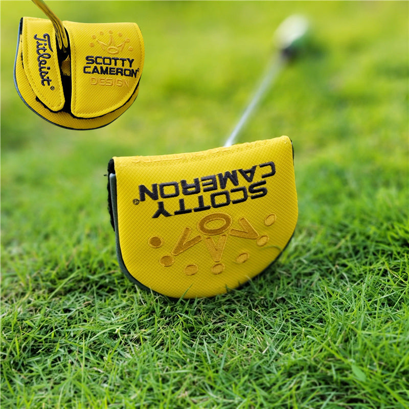 Lisslune | Straight Stripe One-line Putter Golf Club Cover Head Protection Cover Ball Head Protection Cover