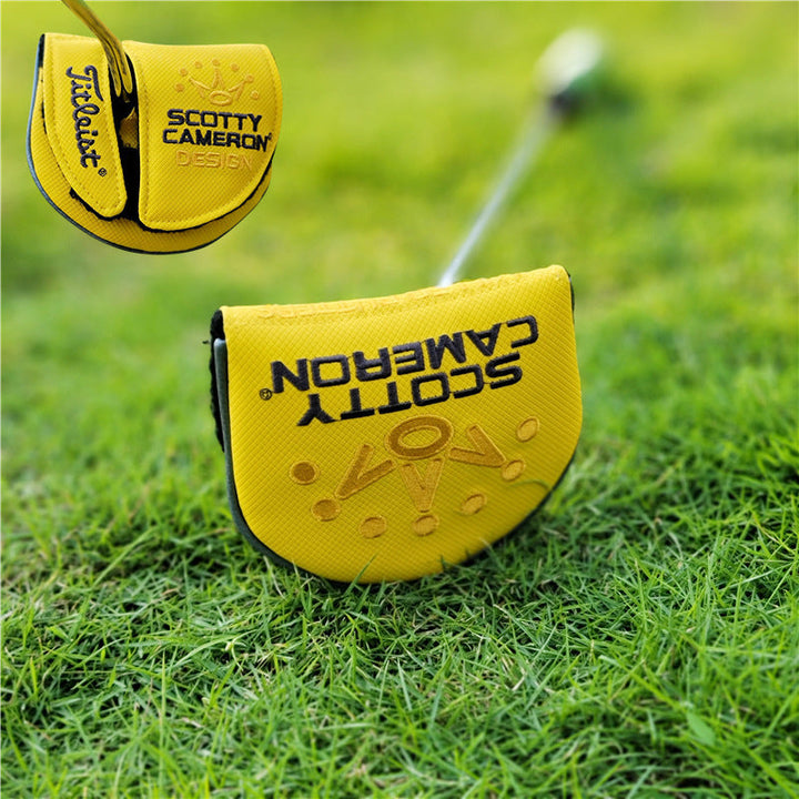 Lisslune | Straight Stripe One-line Putter Golf Club Cover Head Protection Cover Ball Head Protection Cover