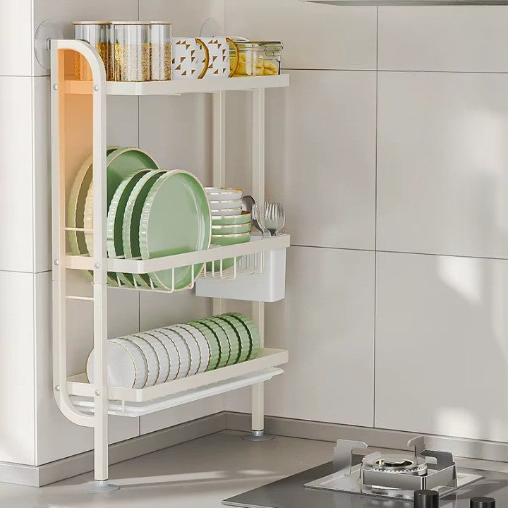 Lisslune | Shelf Sleek Space-Saving Multi-Tier Kitchen Storage Rack