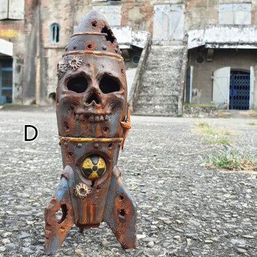 Lisslune | The Skull Bomb - Small Nuclear Warhead Decor