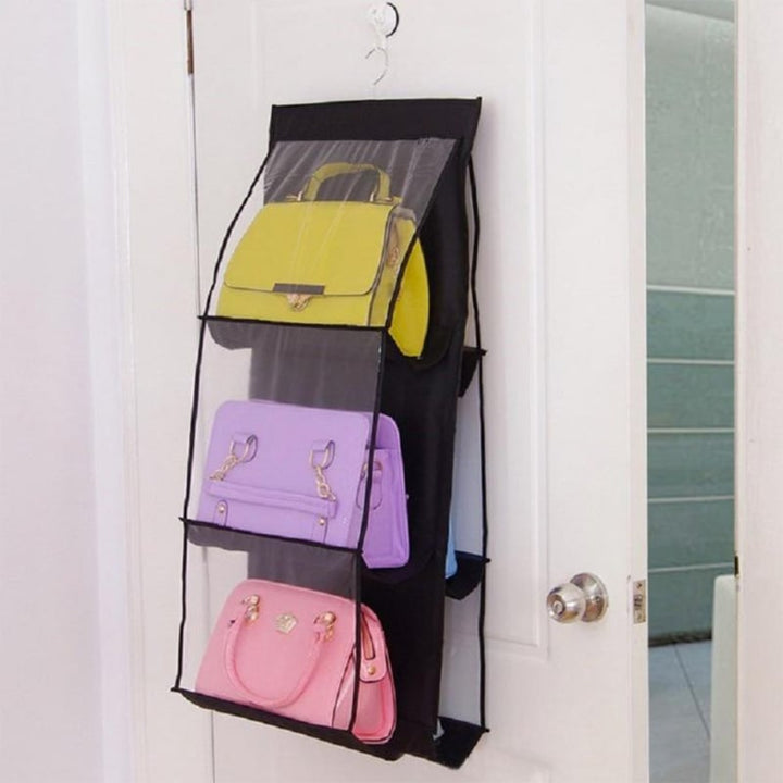 Lisslune | Hanging Handbag Organizer – Double-sided Design with 6 Compartments