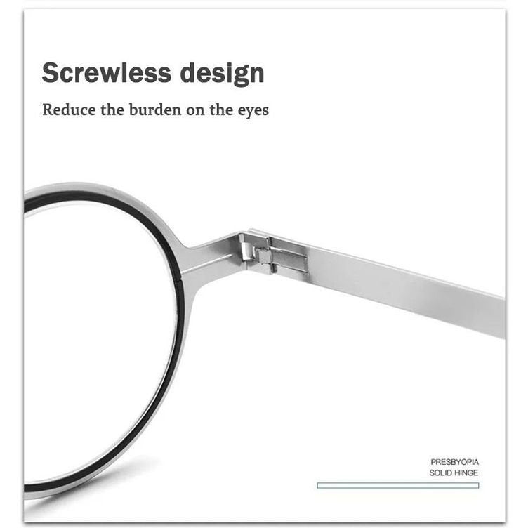 Lisslune | Ultra Light Titanium Material Screwless Foldable Reading Glasses