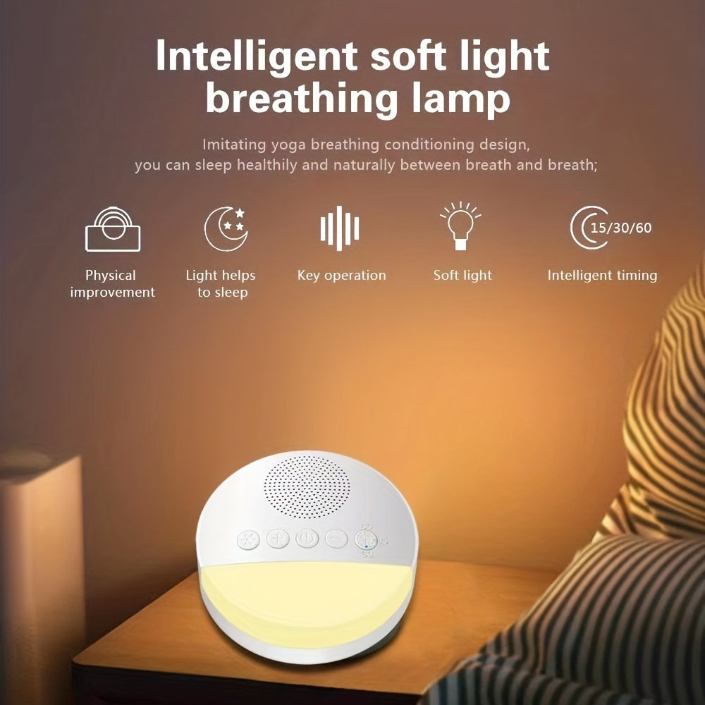 Lisslune | DreamWave White Noise Machine – Soothing Sound Therapy with Timer