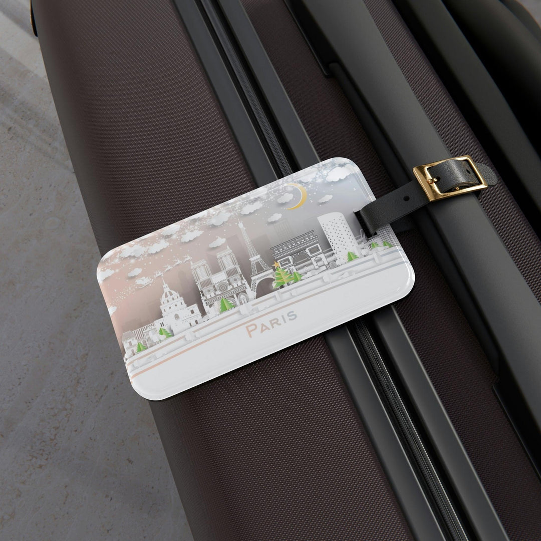 Lisslune | Elegant Paris Travel Tag - Stylish and Practical Luggage Identifier