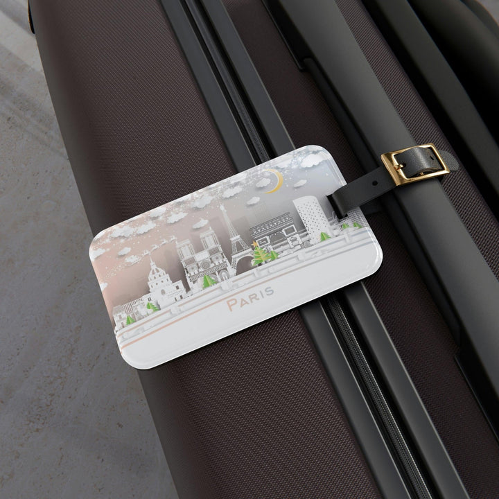 Lisslune | Elegant Paris Travel Tag - Stylish and Practical Luggage Identifier