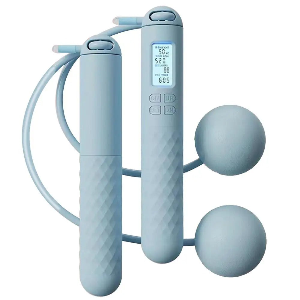 Lisslune | Wireless Jump Rope with Counter – Weighted Handles for Home Cardio Workouts