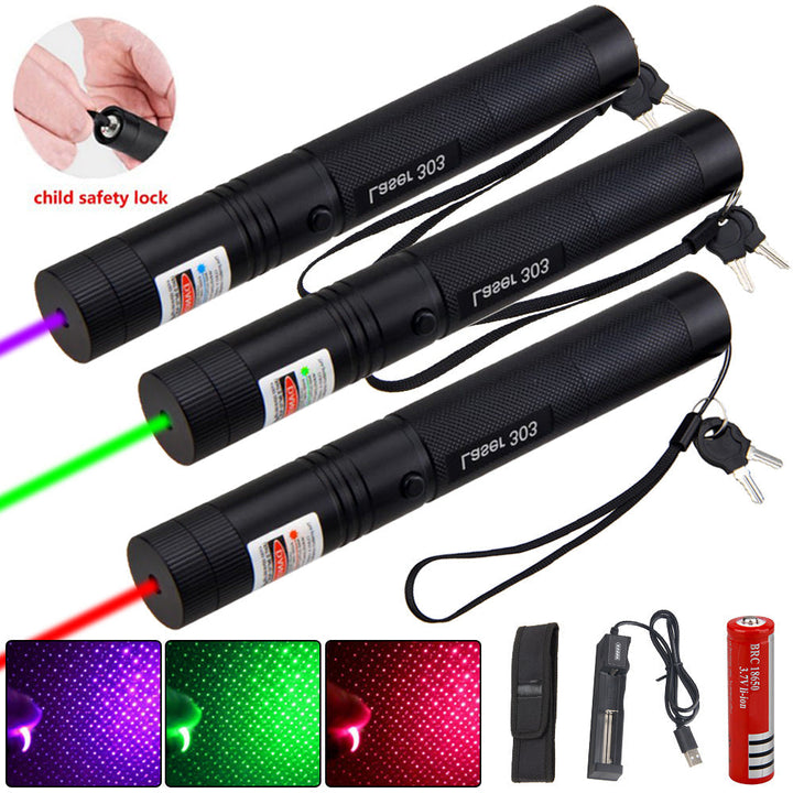 Lisslune | Laser pointer - RangeLite 303 - Powerful - Long range & Rechargeable