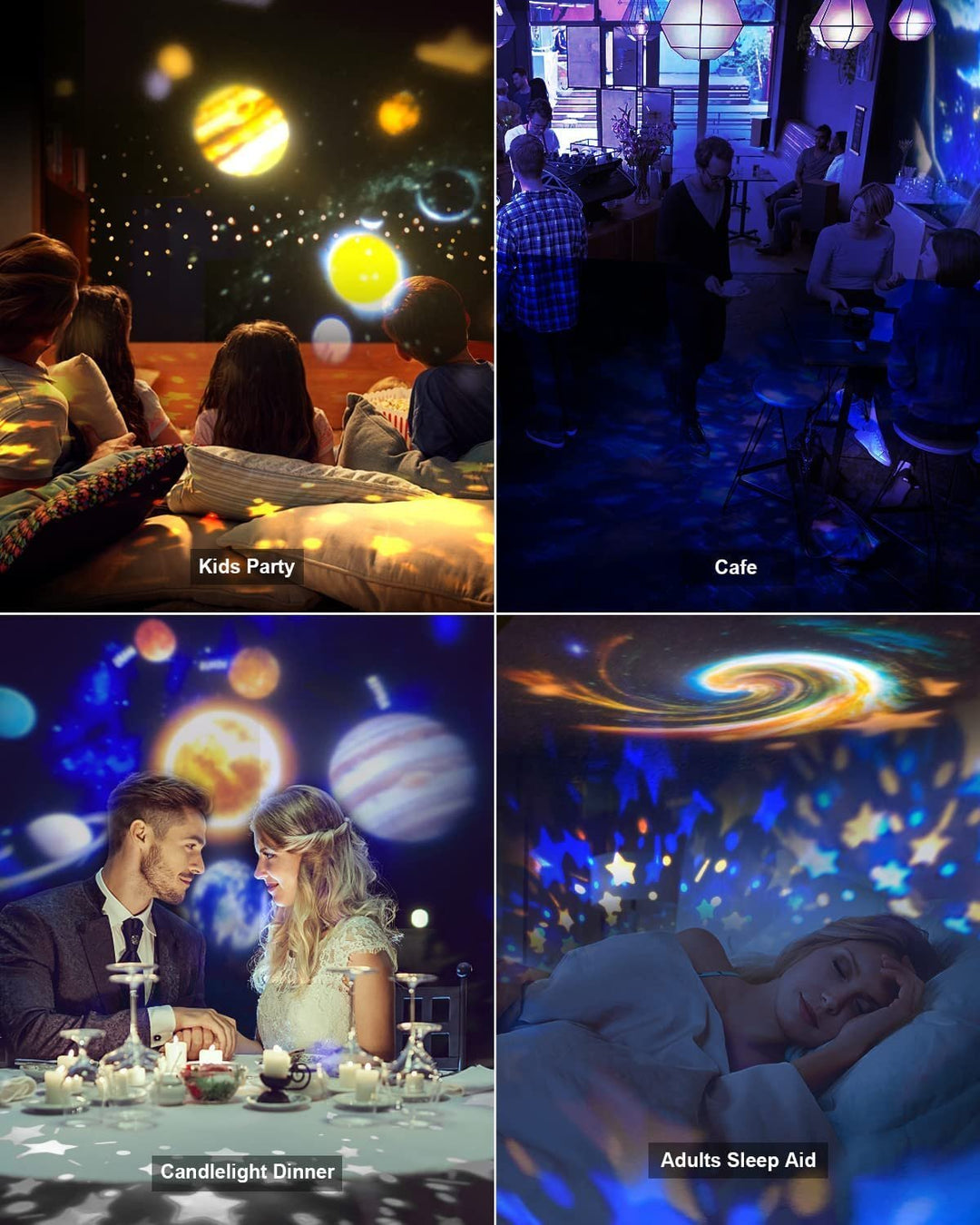 Lisslune | 7 In 1 Star Galaxy Projector