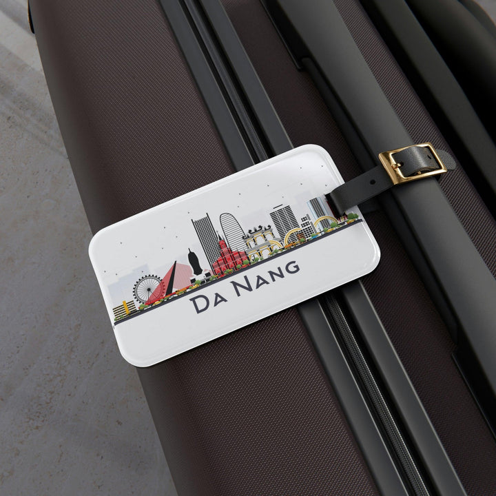 Lisslune | Chic Acrylic Travel Luggage Tag with Stylish Leather Handle