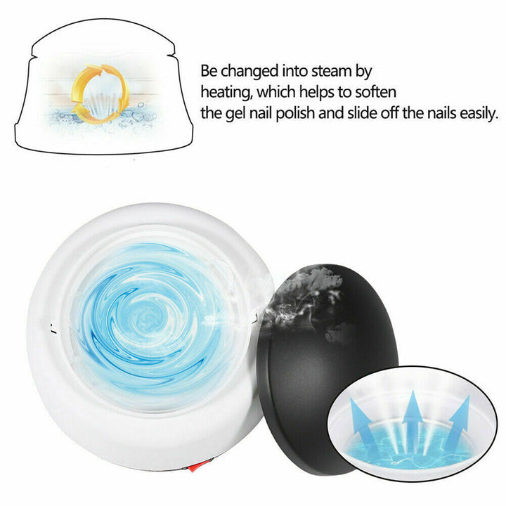 Lisslune | NailSteam Pro – Electric Gel Nail Polish Remover with Steam Technology