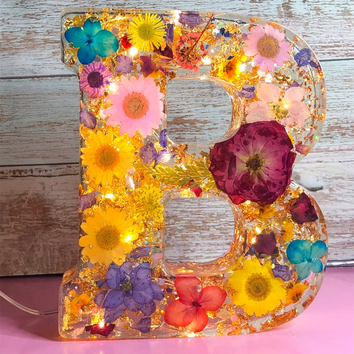 Lisslune | Floral Resin Night Light