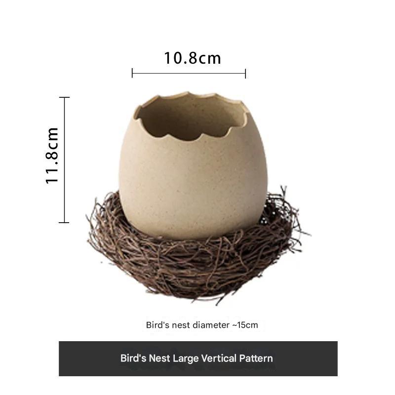 Lisslune | Creative Ceramic Bird Nest Eggshell Bowl