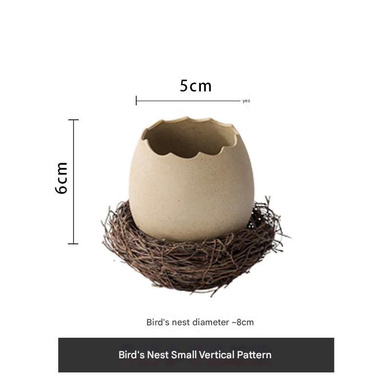 Lisslune | Creative Ceramic Bird Nest Eggshell Bowl