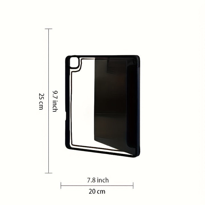 Lisslune | Blue Apple Party Case für iPad mit Schlaf/Awake-Funktion - Passt für iPad 11, Air 4/5/6/7, Pro 11 und mehr - Leicht, verstellbarer Stand, weiche Schutzhülle für 10.9", 10.2", 9.7", 10.5" Modelle, Schlaf/Awake-Hülle für iPad