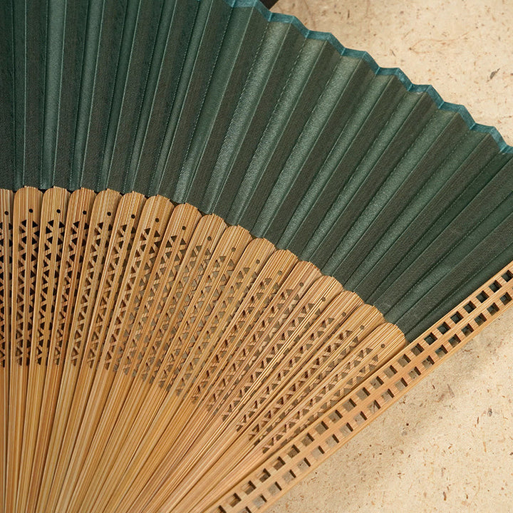 Lisslune | Hand fan made of bamboo silk
