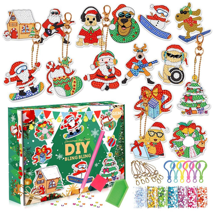 Lisslune | 5D Christmas DIY Diamond Painted Set