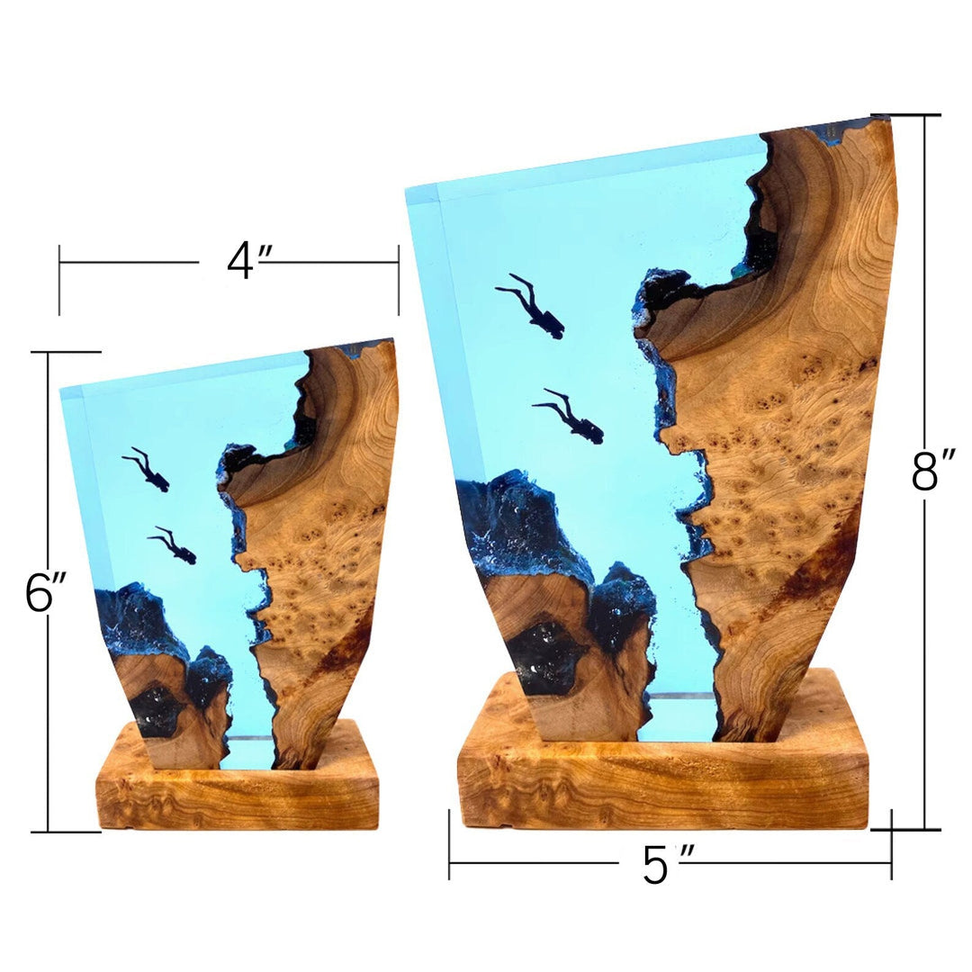 Lisslune | Frendorf - Stylish Ocean Karst Diver Table Lamp for Your Home