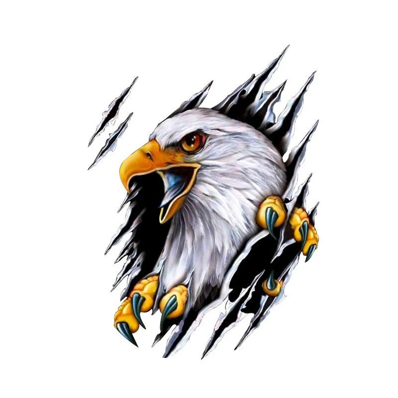 Lisslune | Universal Cartoon Eagle Vehicle Sticker for Full Body Decoration