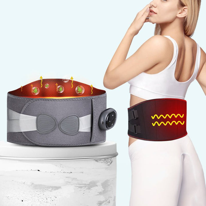 Lisslune | BACREASE – Ergonomic Back Massager for Relaxation and Pain Relief with Infrared Heat & Vibration Massage