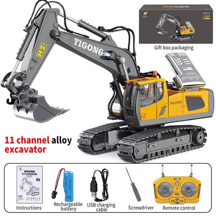 Lisslune | Hydraulic Full Metal Excavator G308H 1/14 RTR