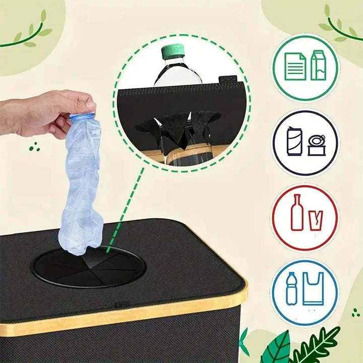 Lisslune | 2in1 Foldable Storage Bag for Plastic Waste or Deposit Bottles