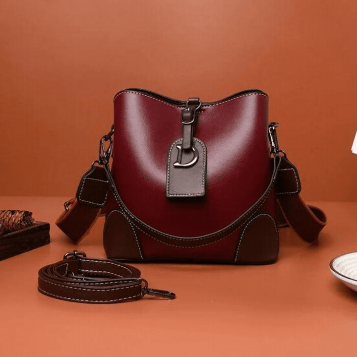 Lisslune | ShoulderBag: Real Leather Niche Women's Crossbody Bag
