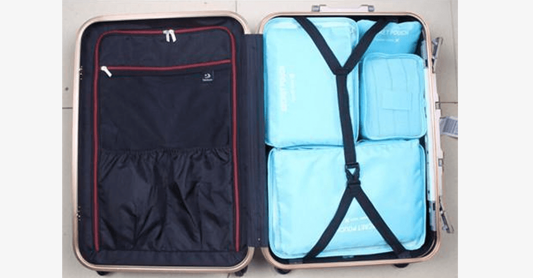 Lisslune | Portable Luggage - Transparent Mesh Top - Organize Your Clothes Compactly and Stylishly!