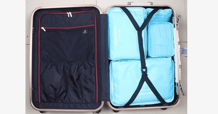 Lisslune | Portable Luggage - Transparent Mesh Top - Organize Your Clothes Compactly and Stylishly!