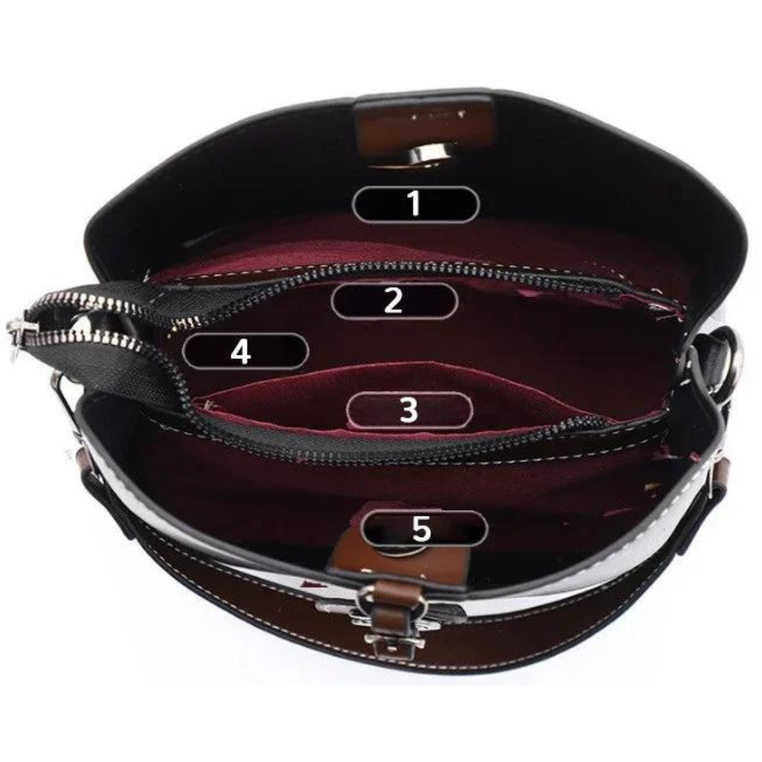 Lisslune | ShoulderBag: Real Leather Niche Women's Crossbody Bag